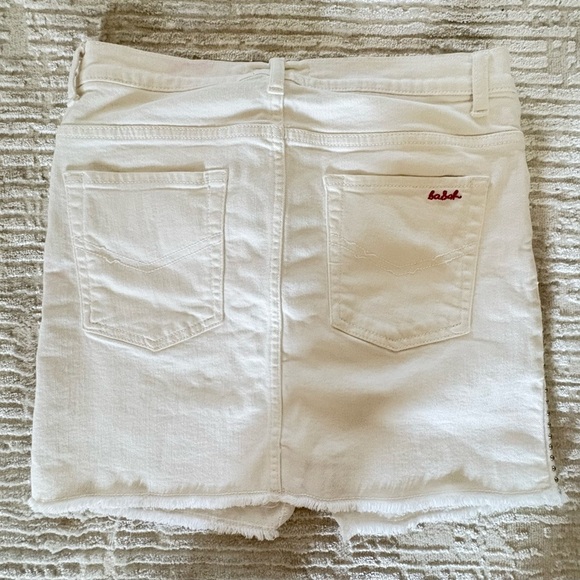 Ba&sh Cloe Mini Skirt in Ecru - Size 6 - Picture 10 of 12